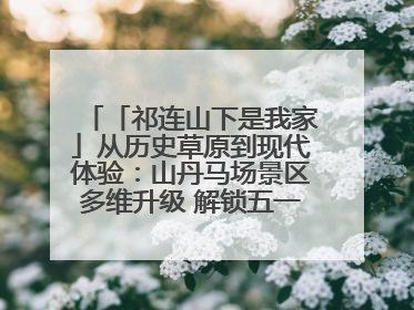 「祁连山下是我家」从历史草原到现代体验：山丹马场景区多维升级 解锁五一文旅新玩法