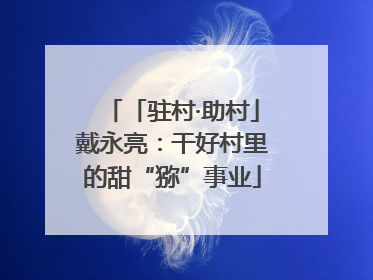 「驻村·助村」戴永亮：干好村里的甜“猕”事业