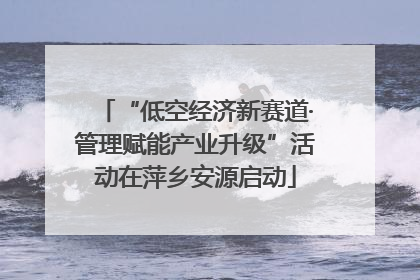 “低空经济新赛道·管理赋能产业升级”活动在萍乡安源启动
