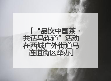 “品饮中国茶・共话马连道”活动在西城广外街道马连道街区举办