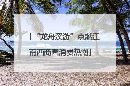 “龙舟溪游”点燃江南西商圈消费热潮