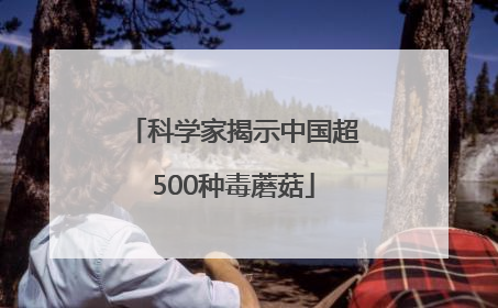 科学家揭示中国超500种毒蘑菇