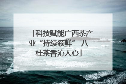 科技赋能广西茶产业“持续领鲜” 八桂茶香沁人心