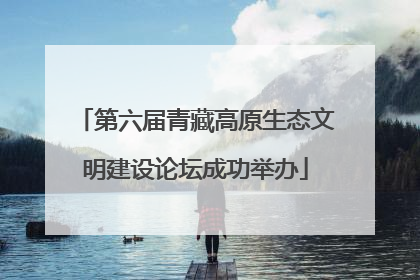第六届青藏高原生态文明建设论坛成功举办