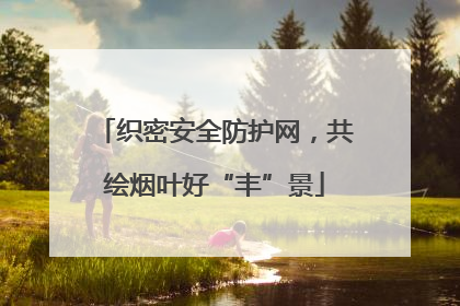 织密安全防护网，共绘烟叶好“丰”景