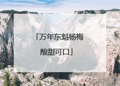 万年东魁杨梅 酸甜可口