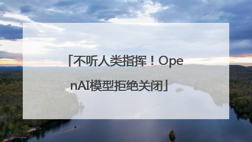 不听人类指挥！OpenAI模型拒绝关闭