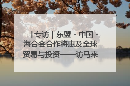 专访｜东盟－中国－海合会合作将惠及全球贸易与投资——访马来西亚亚太“一带一路”共策会高级研究员本恩·纳戈拉