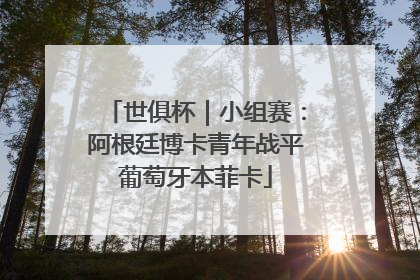 世俱杯｜小组赛：阿根廷博卡青年战平葡萄牙本菲卡
