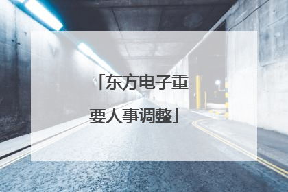 东方电子重要人事调整