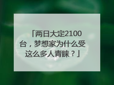 两日大定2100台，梦想家为什么受这么多人青睐？