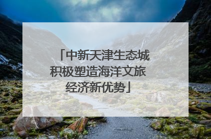 中新天津生态城积极塑造海洋文旅经济新优势