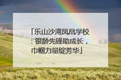 乐山沙湾凤凰学校：银龄先锋助成长，巾帼力量绽芳华
