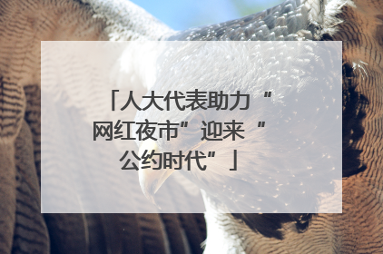 人大代表助力“网红夜市”迎来“公约时代”