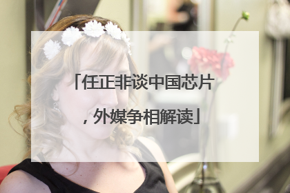 任正非谈中国芯片，外媒争相解读