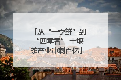 从“一季鲜”到“四季香” 十堰茶产业冲刺百亿