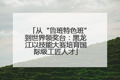 从“鲁班特色班”到世界领奖台：黑龙江以技能大赛培育国际级工匠人才