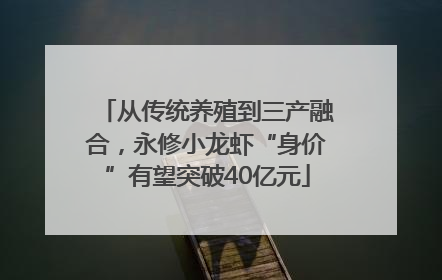 从传统养殖到三产融合，永修小龙虾“身价”有望突破40亿元