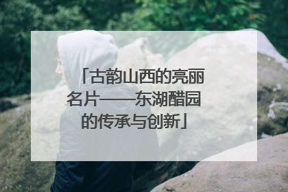 古韵山西的亮丽名片——东湖醋园的传承与创新