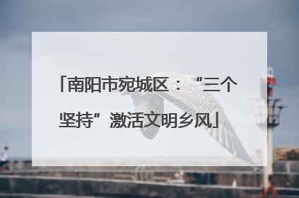 南阳市宛城区：“三个坚持”激活文明乡风