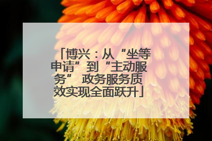 博兴：从“坐等申请”到“主动服务” 政务服务质效实现全面跃升