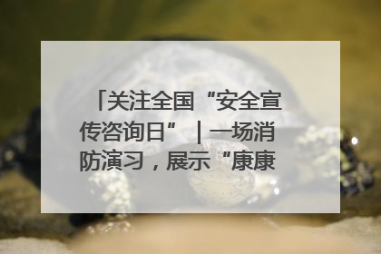 关注全国“安全宣传咨询日”｜一场消防演习，展示“康康”应急实力