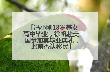 冯小刚18岁养女高中毕业，徐帆赴美国参加其毕业典礼，此前否认移民