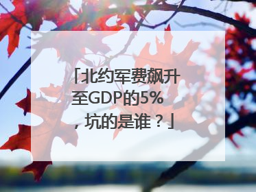 北约军费飙升至GDP的5%，坑的是谁？