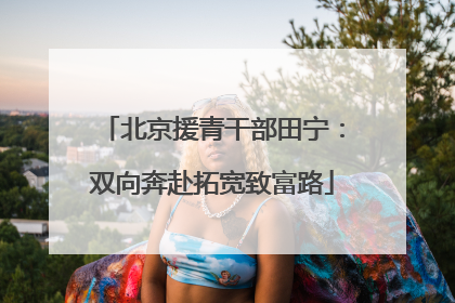 北京援青干部田宁：双向奔赴拓宽致富路