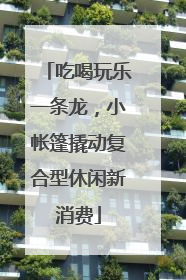 吃喝玩乐一条龙，小帐篷撬动复合型休闲新消费