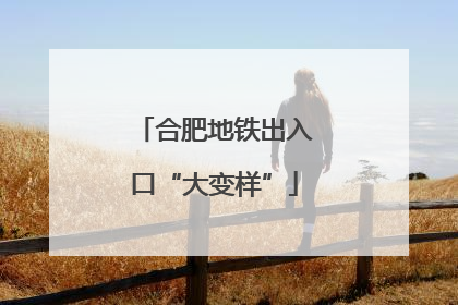 合肥地铁出入口“大变样”
