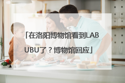 在洛阳博物馆看到LABUBU了？博物馆回应