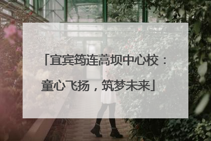宜宾筠连蒿坝中心校：童心飞扬，筑梦未来