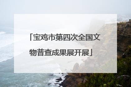 宝鸡市第四次全国文物普查成果展开展