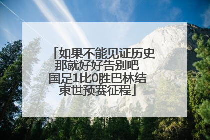 如果不能见证历史 那就好好告别吧 国足1比0胜巴林结束世预赛征程