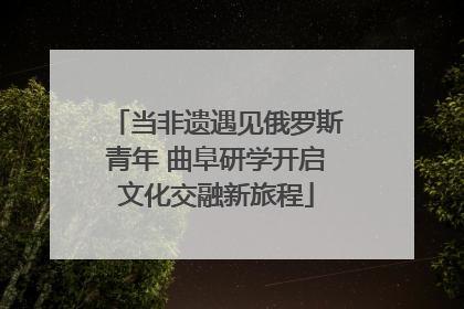 当非遗遇见俄罗斯青年 曲阜研学开启文化交融新旅程