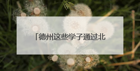 德州这些学子通过北京大学报名审核！
