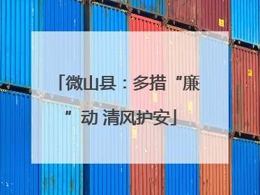 微山县：多措“廉”动 清风护安