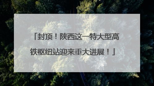 封顶！陕西这一特大型高铁枢纽站迎来重大进展！