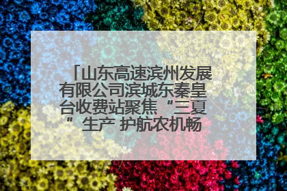 山东高速滨州发展有限公司滨城东秦皇台收费站聚焦“三夏”生产 护航农机畅行“丰收路”