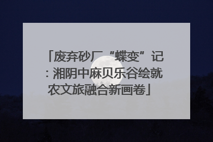 废弃砂厂“蝶变”记：湘阴中麻贝乐谷绘就农文旅融合新画卷