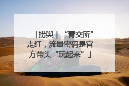 捞舆｜“青交所”走红，流量密码是官方带头“玩起来”
