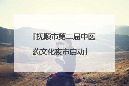 抚顺市第二届中医药文化夜市启动