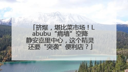 挤爆，堪比菜市场！Labubu“痛墙”空降静安嘉里中心，这个精灵还要“突袭”便利店？