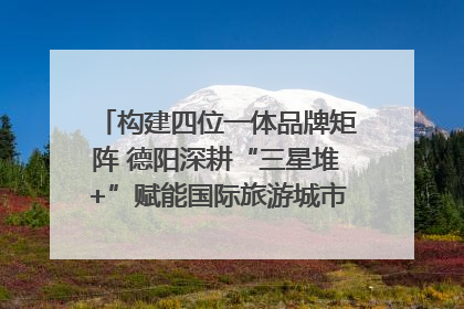 构建四位一体品牌矩阵 德阳深耕“三星堆+”赋能国际旅游城市建设｜文旅局长说
