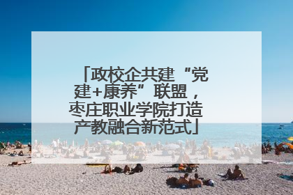 政校企共建“党建+康养”联盟，枣庄职业学院打造产教融合新范式