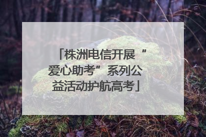 株洲电信开展“爱心助考”系列公益活动护航高考