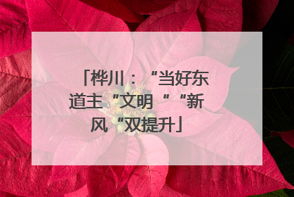 桦川：“当好东道主“文明““新风“双提升