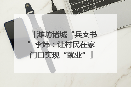 潍坊诸城“兵支书”李炜：让村民在家门口实现“就业”