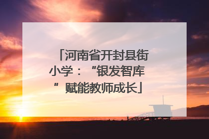 河南省开封县街小学：“银发智库”赋能教师成长